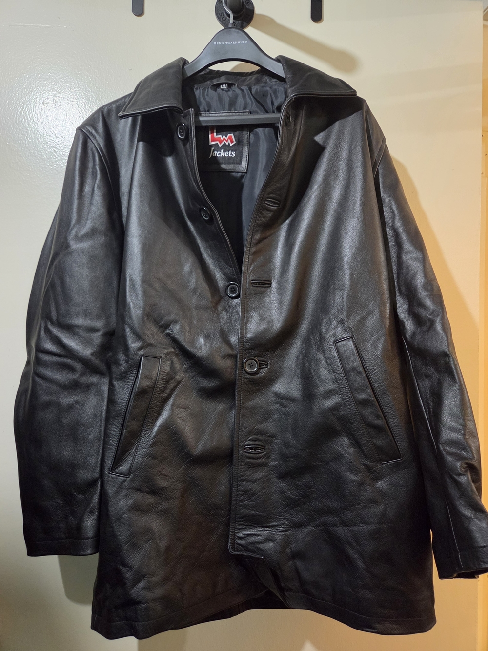 Men's Black Leather Jacket